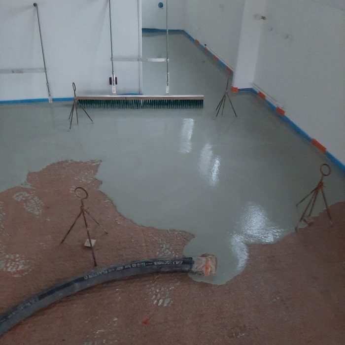 Exelio en 15mm d'épaisseur sur Béton Léger à Montbrison